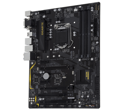 Gigabyte GA-B250-HD3P Intel Skylake Kabylake Motherboard tested